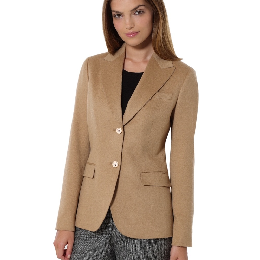 BROOKS BROS CAMEL HAIR BLAZER